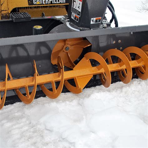 skid steer snow blow brands|skid steer snow attachment.